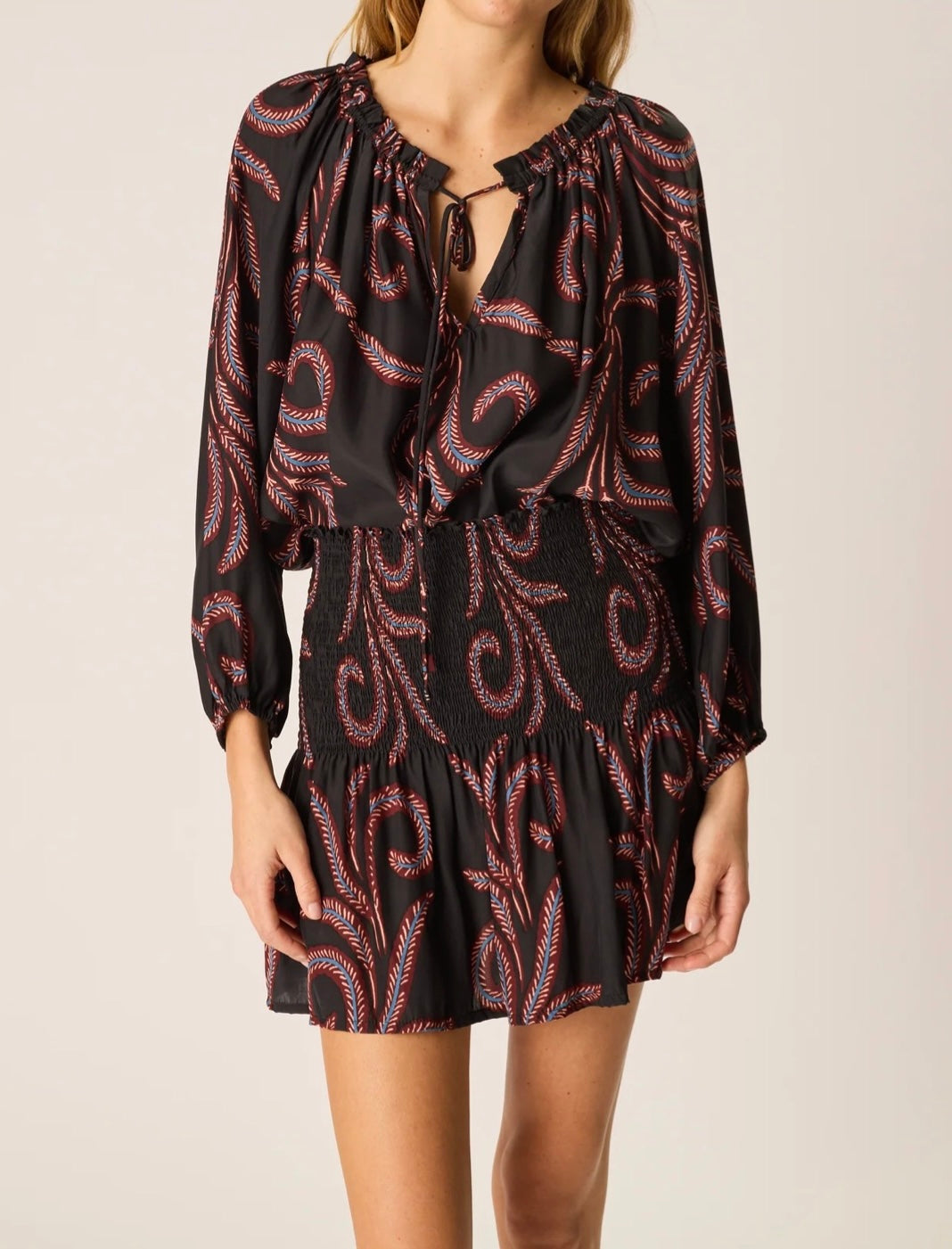 Natalie Martin Ashley Top - Feather Black