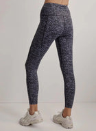 Varley Let's Go Running Legging - Ebony Blue Cheetah
