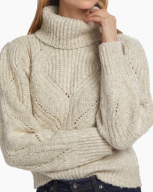 dh New York Marlee Dropstitch Sweater - Sea Salt