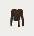 Nation Ltd Freya Top - Dark Chocolate