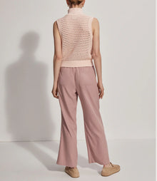 Varley Bains Half-Zip Tank - Silver Peony