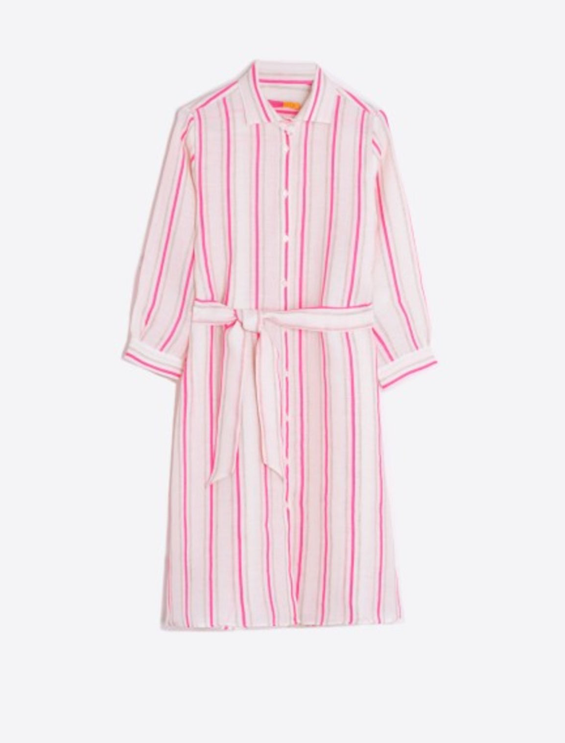 Vilagallo Dover Dress - Pink Neon Stripes