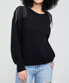 Wildfox Charleston Sympatico Sweater - Jet Black