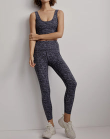 Varley Let's Go Running Legging - Ebony Blue Cheetah