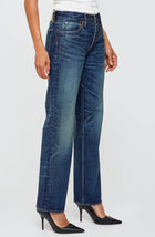 Moussy Vintage Ortega Wide Straight - 113 Dark Blue