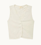 Nation Ltd Vienna Vest - Porcelain