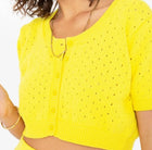 Callahan Knitwear Gillian Cardigan - Lemon