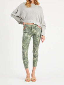 Etienne Marcel Chop Zipper Pocket Skinny - Camo Green