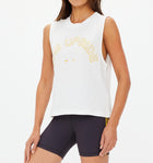 The Upside Dawson Logo Tank Top - White