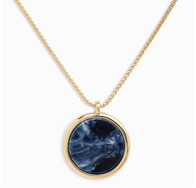 DEMDACO Strong-Beautiful-YouNecklace - Blue Marble