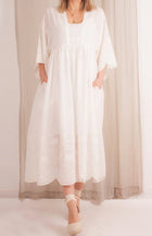 Hartford Woven Reggio Dress - White