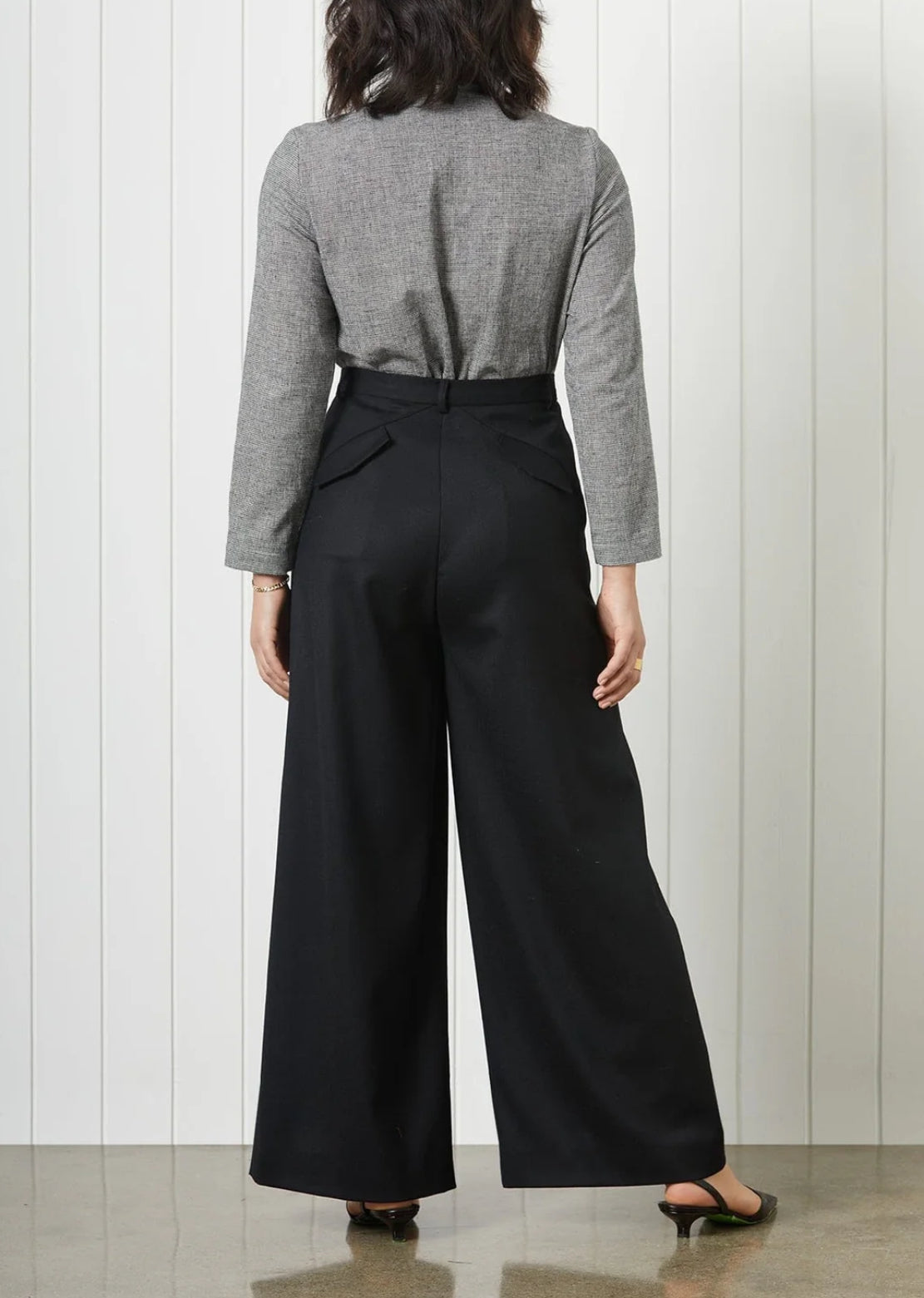 Christine Alcalay Amanda Wool Pant - Black