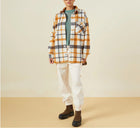 Monrow Plaid Shacket