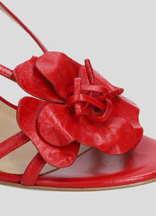 Lola Cruz Tulipa Sandals 65 - Red