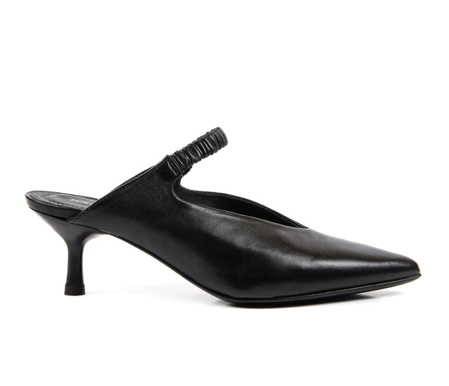 Halmanera Tania Mule With Strap - Nero