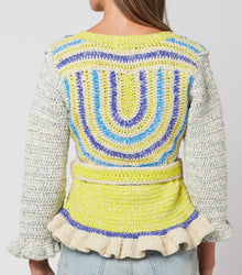 GANNI Crochet Cardigan - Egret