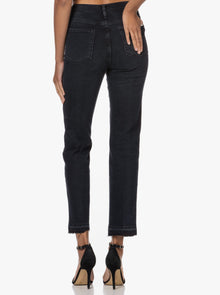 Frame Le Sylvie Slender Straight Jeans - Plymouth