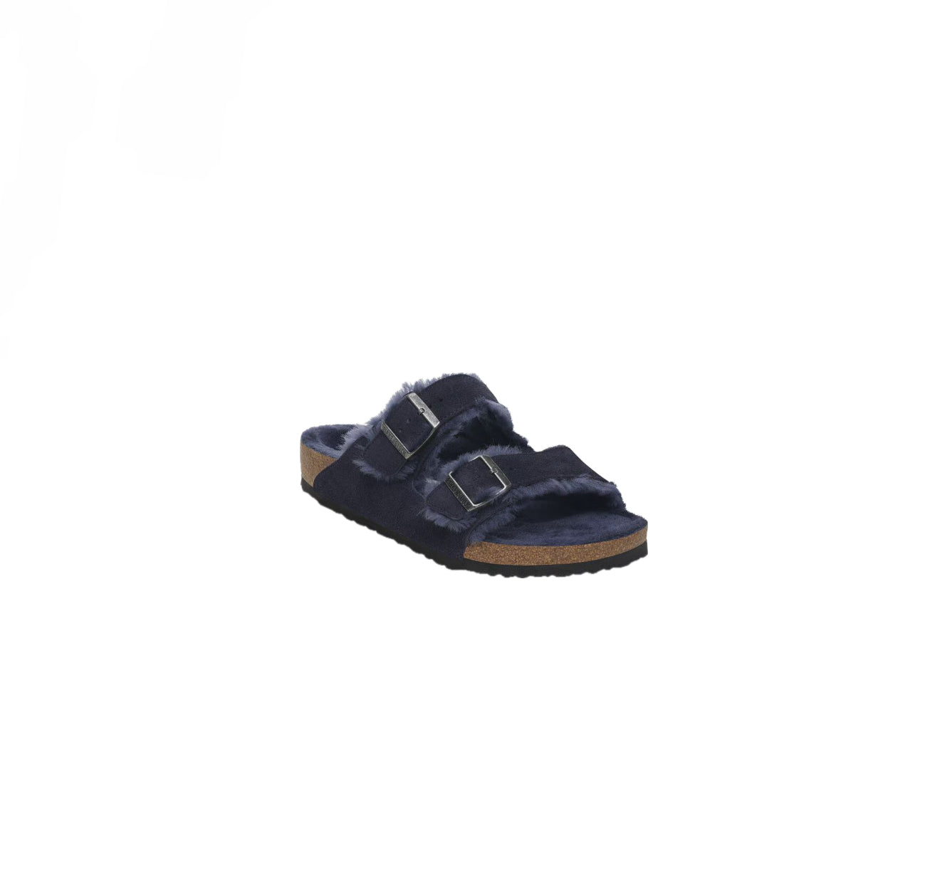 Birkenstock Arizona Shearling Suede Leather - Midnight Blue