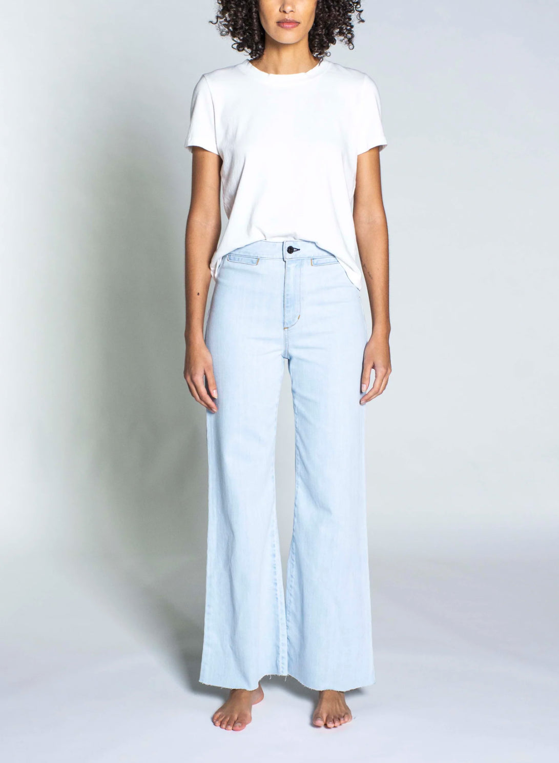 ASKK NY Crop Brighton Jeans - Bleach