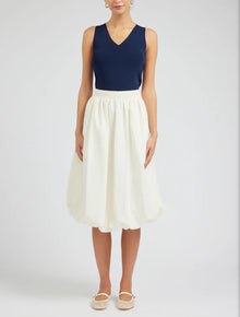 Current Air Bubble Skirt - Cream