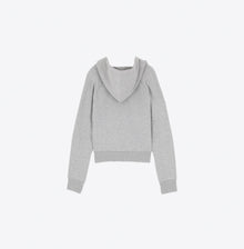 Ragdoll LA Cropped Hoodie W/Zip – Heather Grey