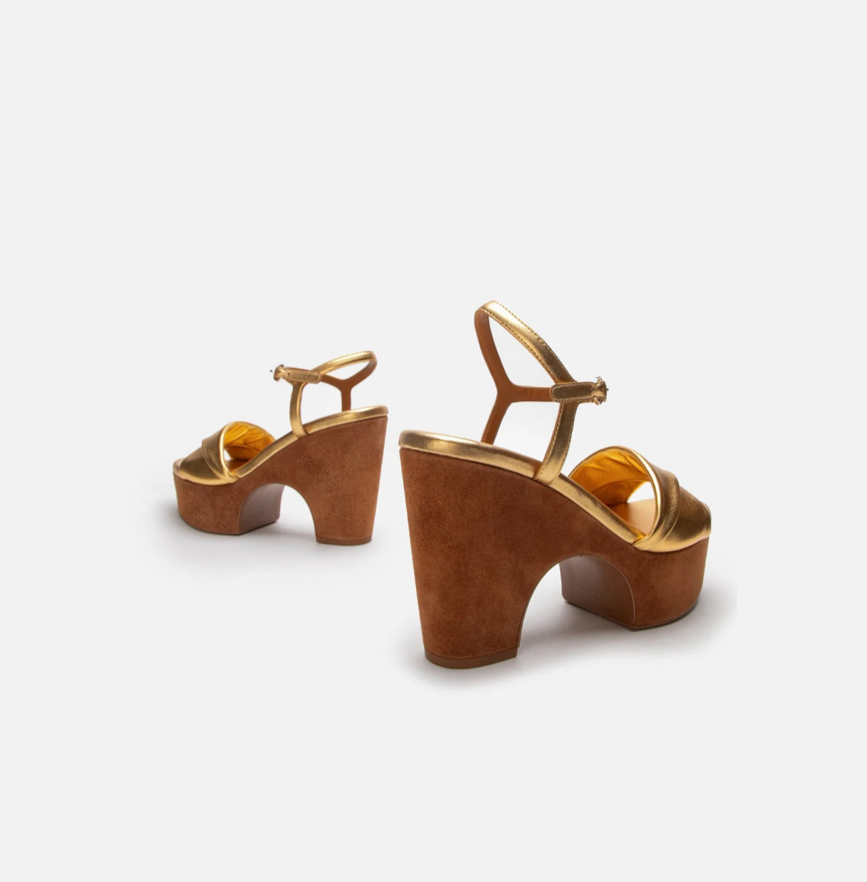 Clergerie Verano Platform Sandal - Golden
