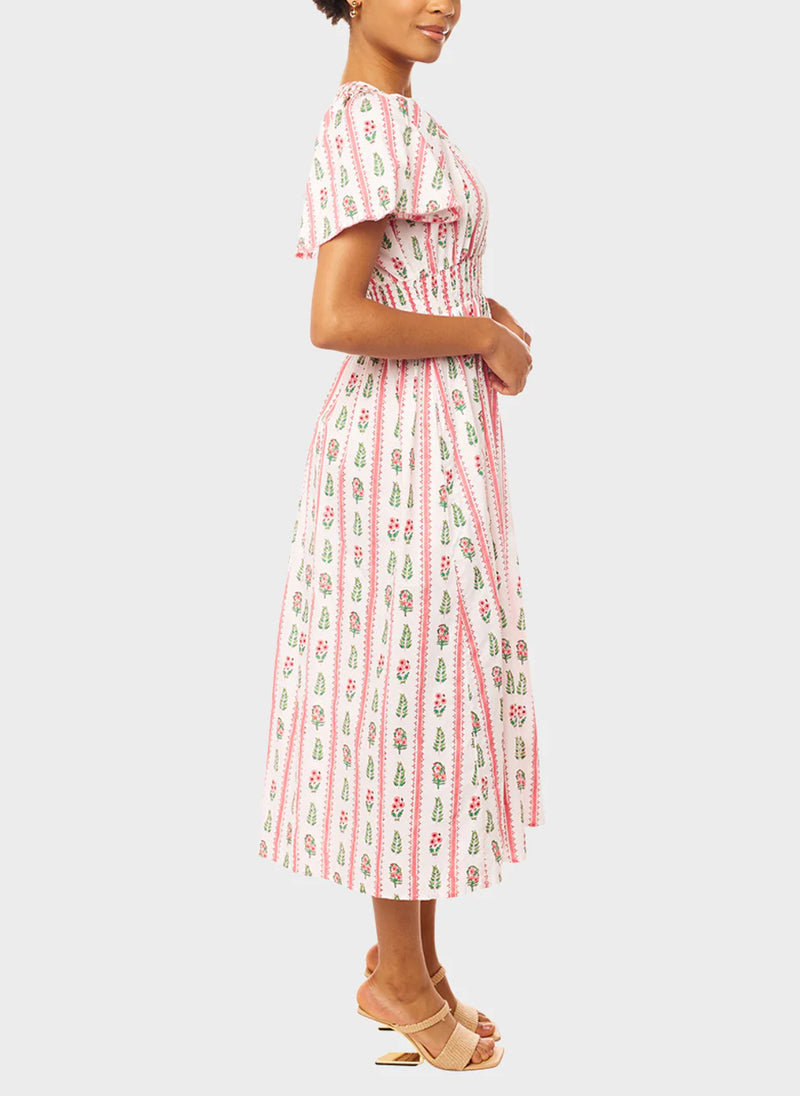 Pink City Prints Tamsin Dress - Pink City Stripe
