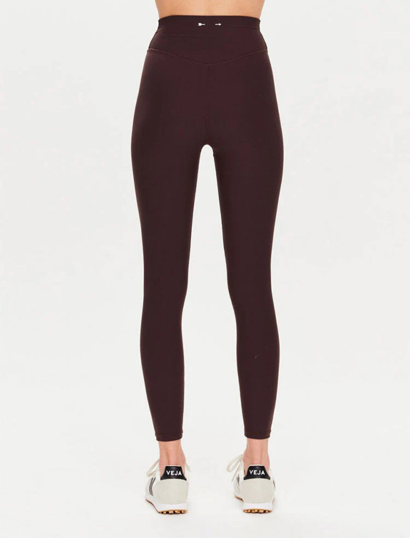 The Upside Peached 25” High Midi Pant - Brown