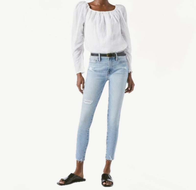 Frame Le Skinny De Jeanne Crop - Alemany