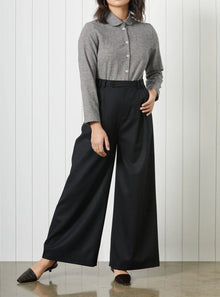 Christine Alcalay Amanda Wool Pant - Black