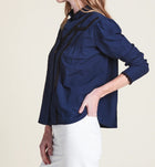 The Shirt by Rochelle Behrens Priya Shirt - Navy