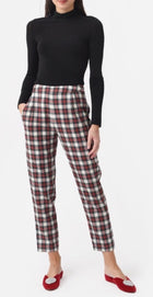 Hunter Bell Melina Pant Red/Multi Plaid