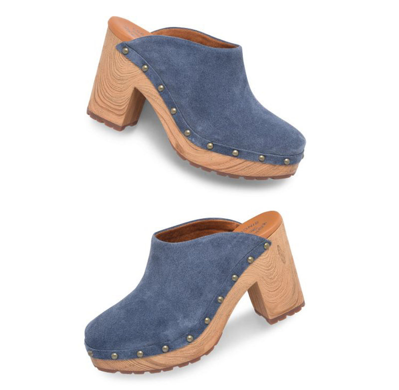 KORK-EASE Sudbury Clogs - Dark Jeans Suede (Blue)