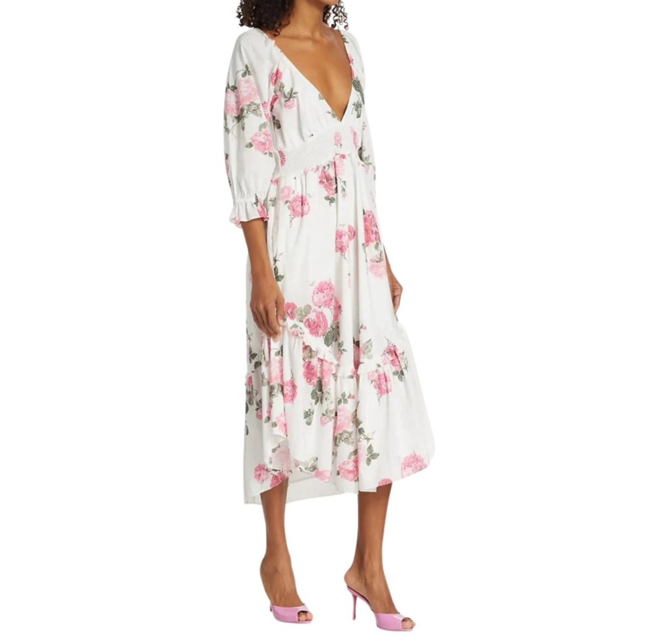 LoveShackFancy Firefly Dress - Paradise Pink