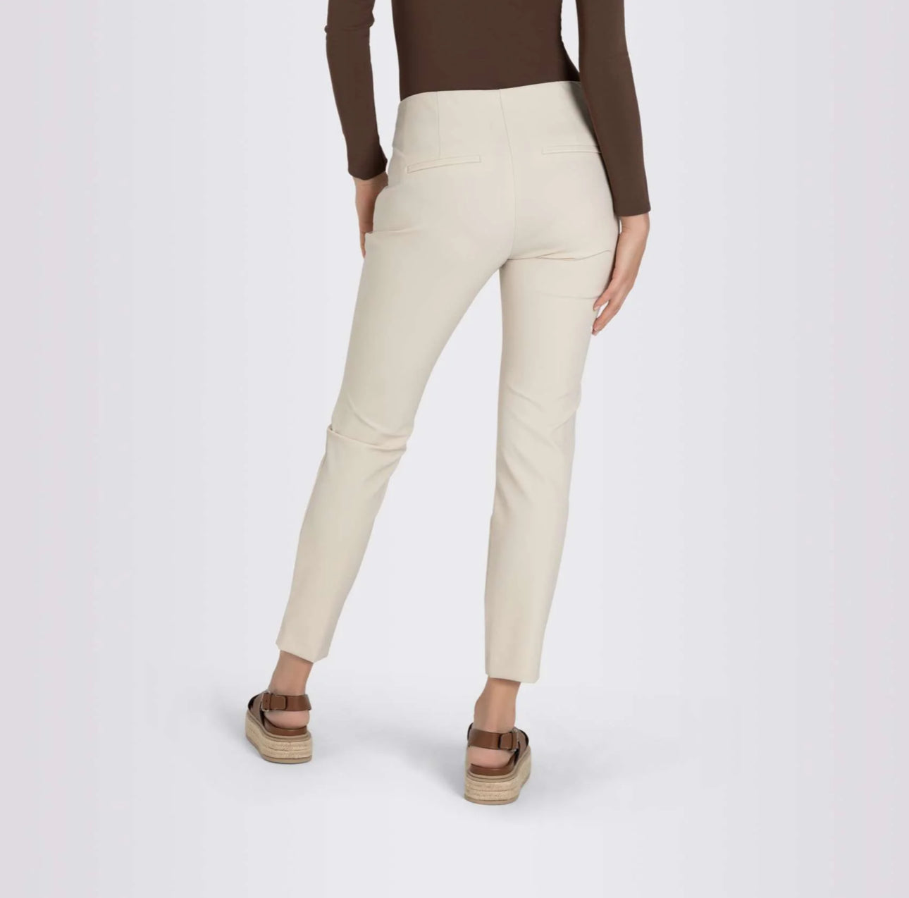 MAC Anna New Zip Pants - Ivory