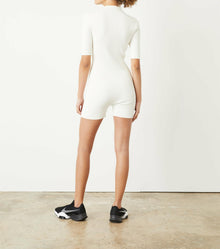 Le Ore Rimini Collared Playsuit - Pearl