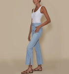 LE JEAN Stella Flare Crop - Ice Breaker