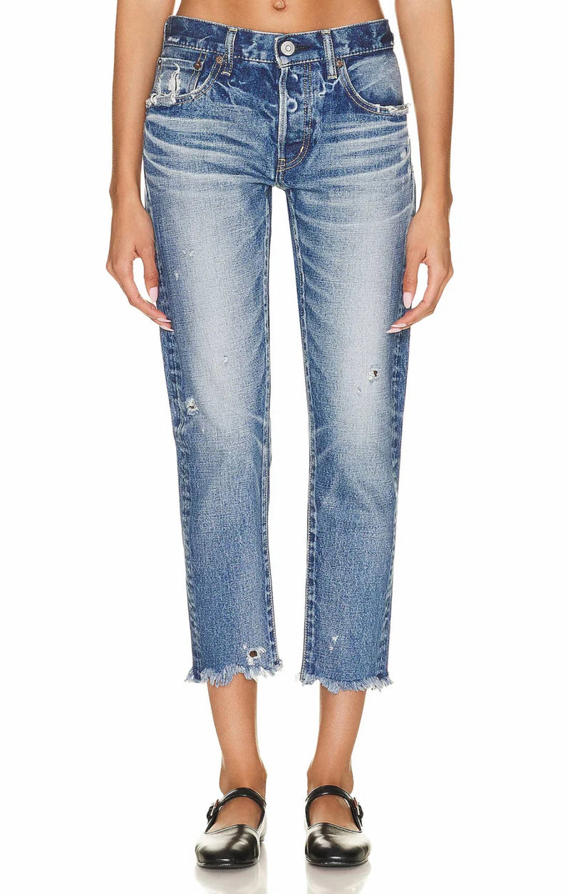 Moussy Vintage Ridgeway Tapered Jeans - Blue