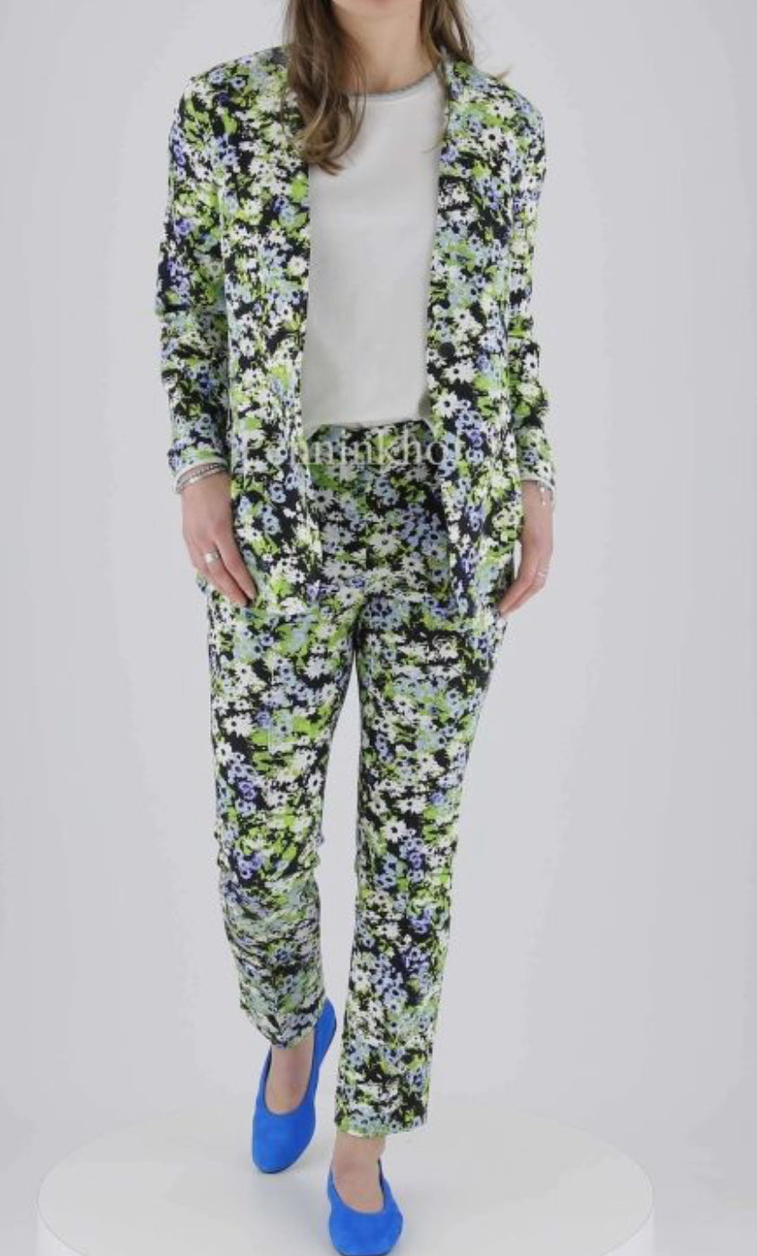 Marc Cain Floral Print Trousers