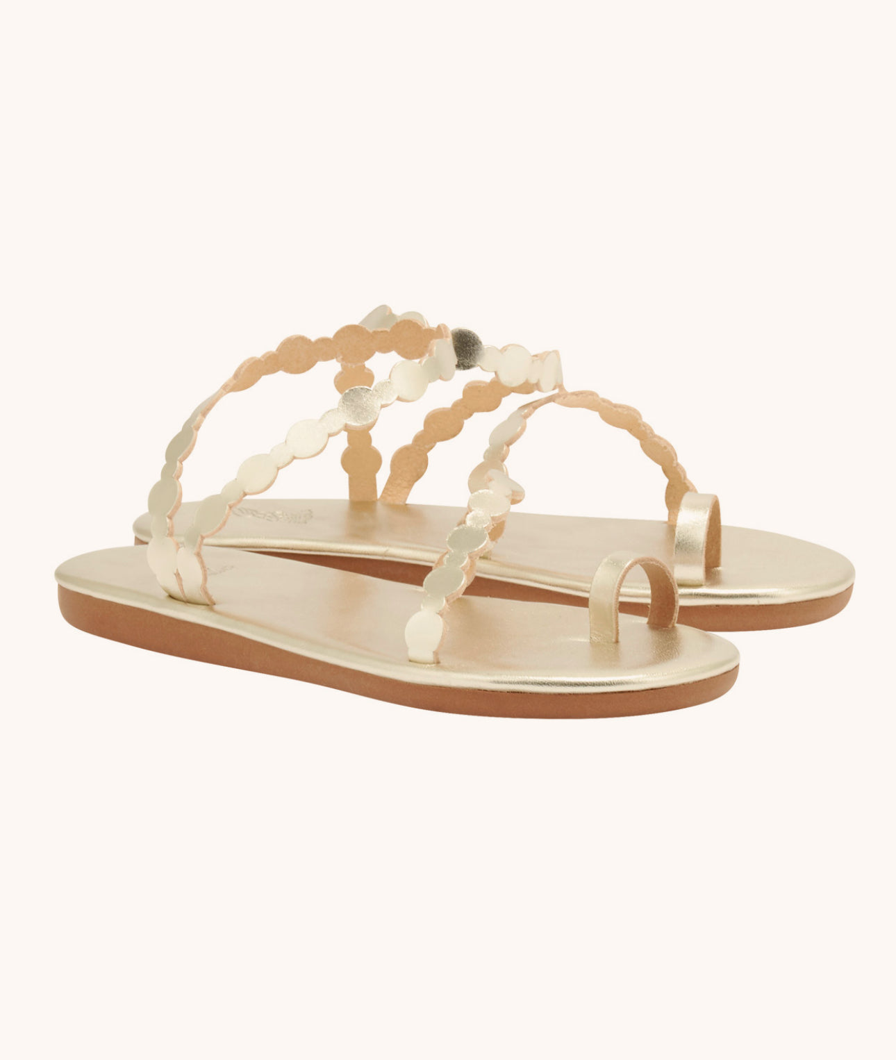 Ancient Greek Sandals Cronos Sandal - Platinum