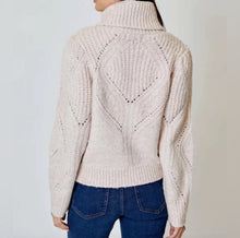 dh New York Marlee Dropstitch Sweater - Peony Marled
