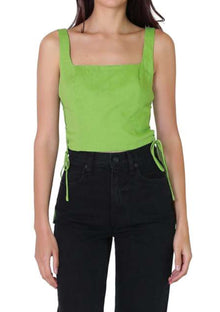 Lost + Wander Elia Top - Garden Green