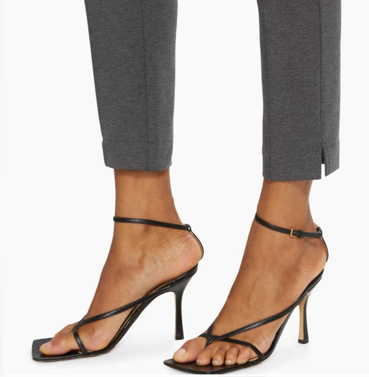 ATM Stretch Ponte Pants - Heather Charcoal