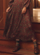 The Great. The Naples Dress - Festive Paisley