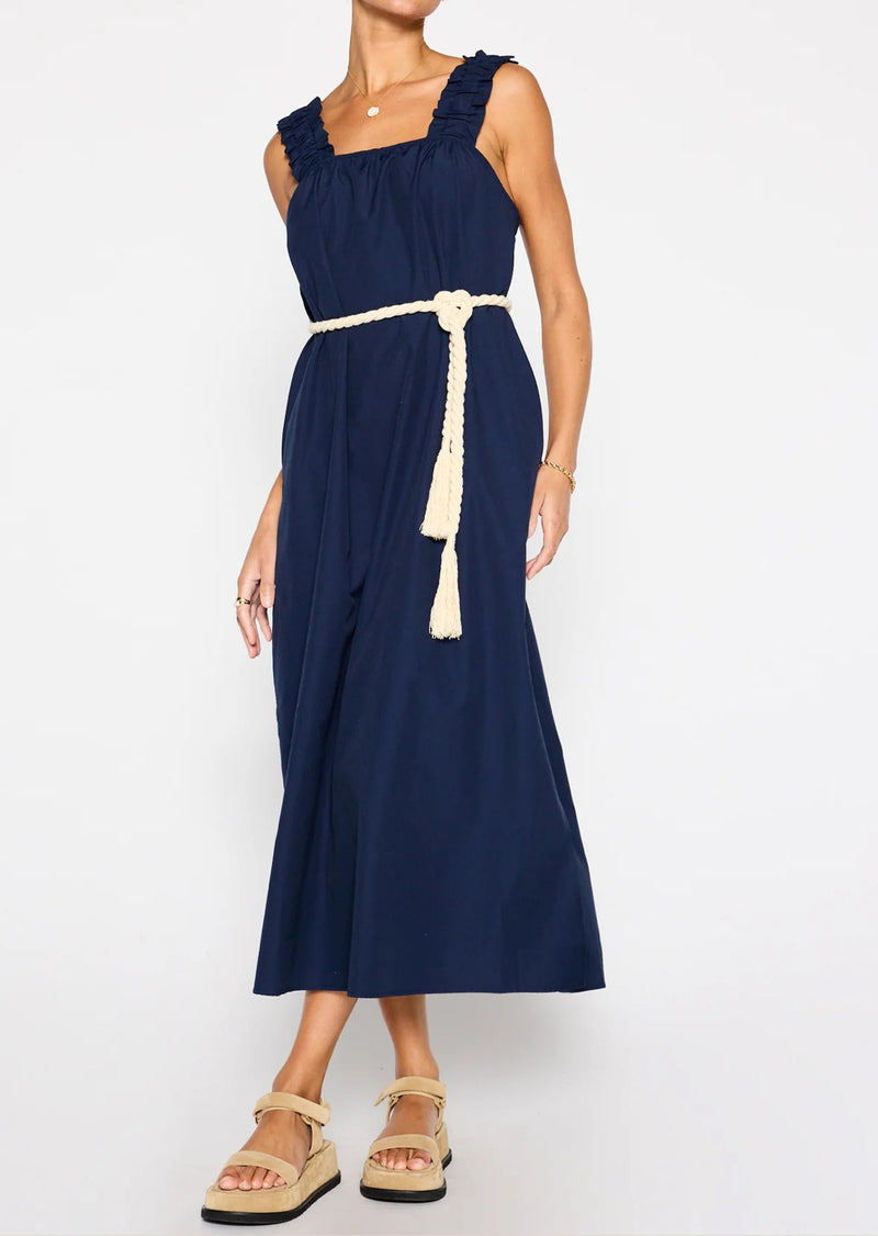 Brochu Walker Serena Belted Dress - Navy