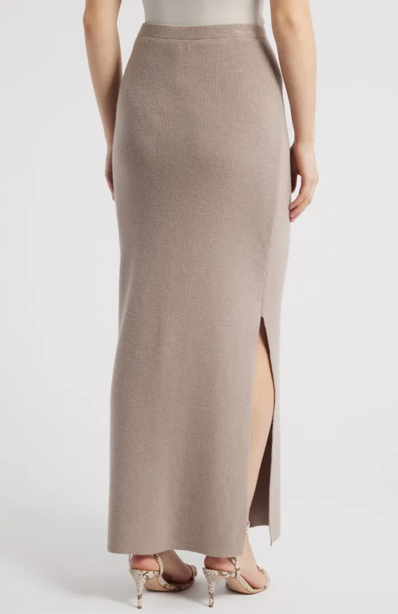 525 Maria Knit Maxi Skirt - Moon Rock