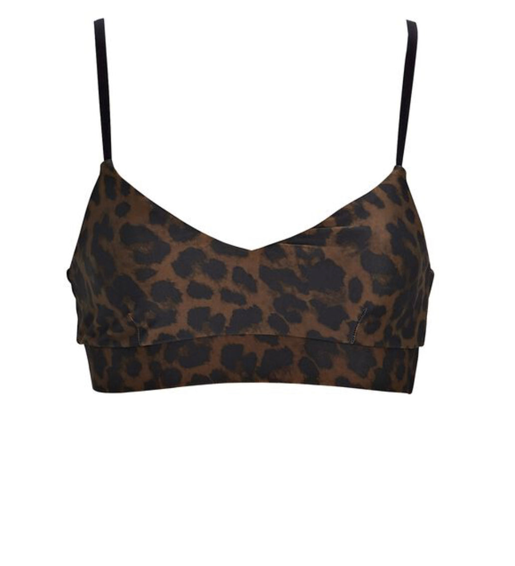 The Upside Signature Leopard Ballet Sports Bra