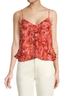 Cami NYC Eberly Floral Ruffle Silk Top