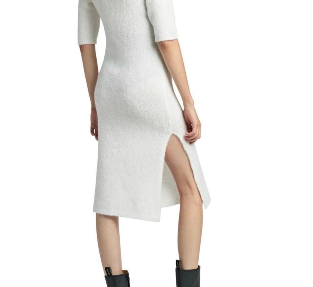 Ragdoll LA Fuzzy Dress - Ecru