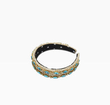 Lele Sadoughi Aqua Bessette Crystal Headband